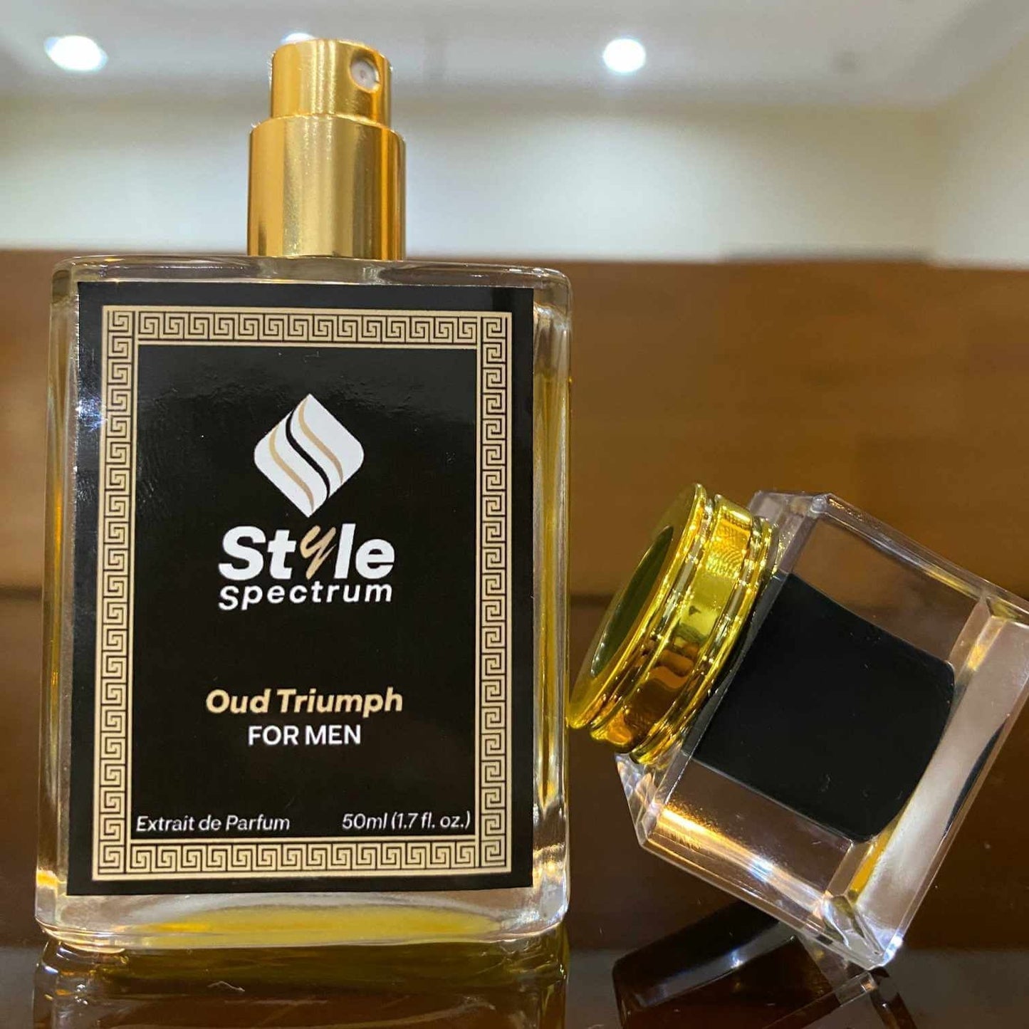 Oud Triumph perfume bottle with oriental and oud notes for men