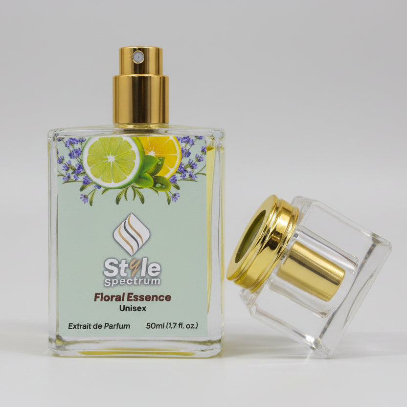 Floral Essence perfume bottle – citrus and floral unisex fragrance in Pakistan