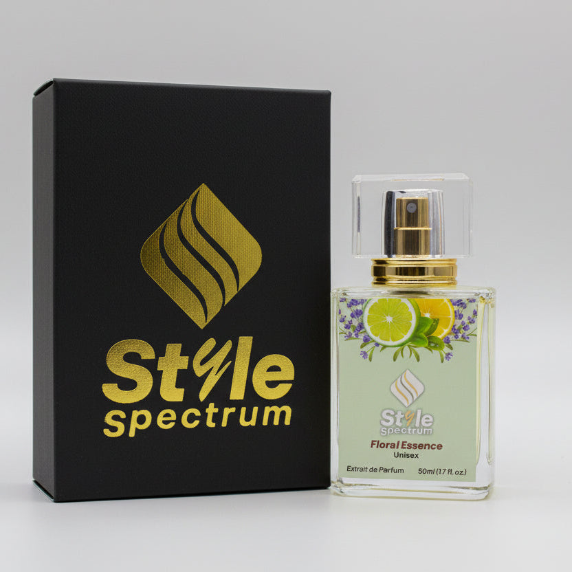 Floral Essence perfume with packaging – fresh daily wear unisex scent