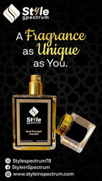 Oriental oud fragrance theme representing Oud Triumph with deep rich tones