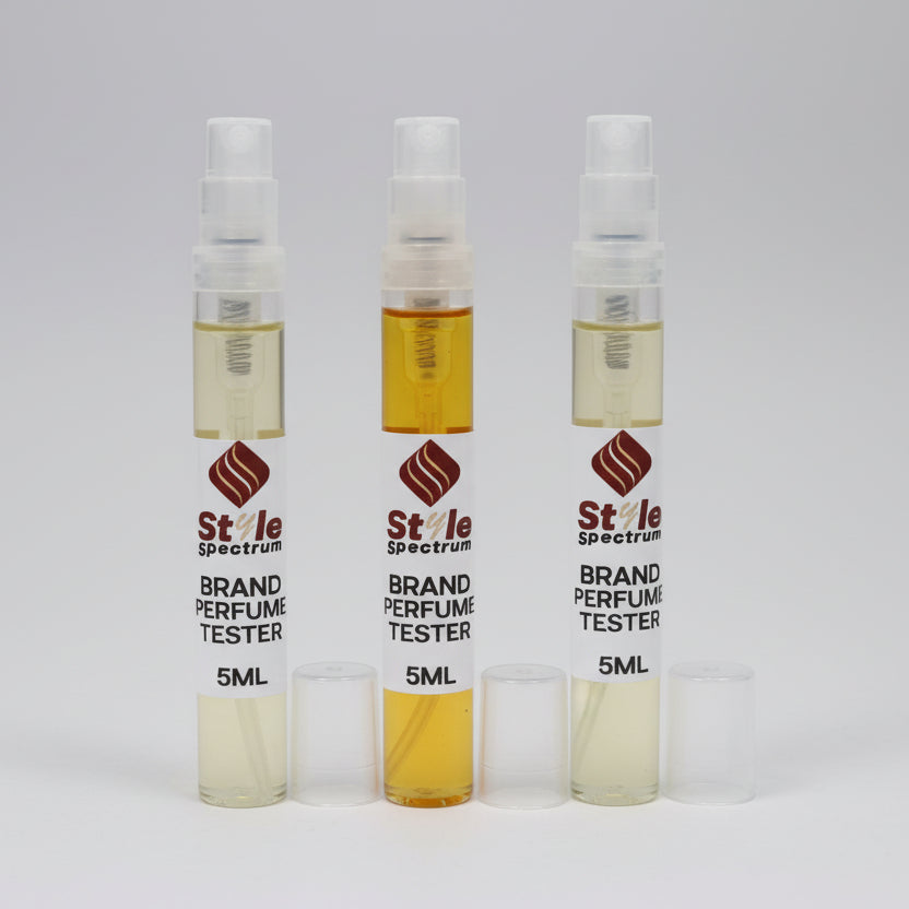 Perfume sampler set spray bottles – testing Amber Illumination, Oud Triumph and Floral Essence